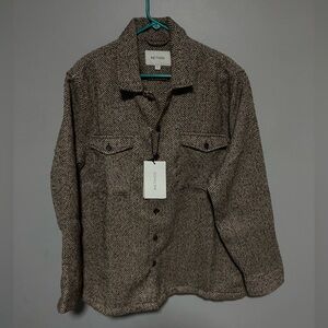 Method NWT Mens heavy button down CHEVRAN 2 PKT OVERSHIRT size Large